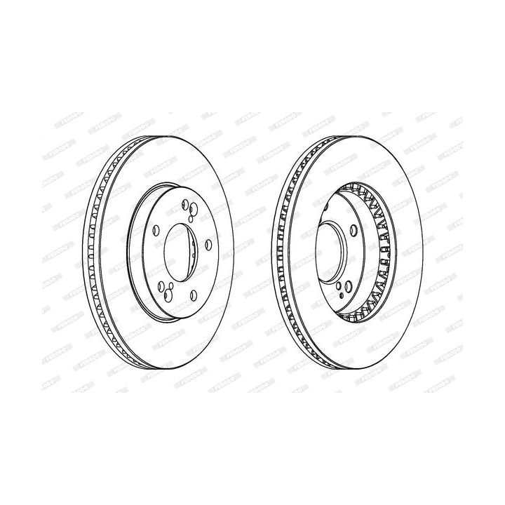 Stabdžių diskas FERODO DDF1786