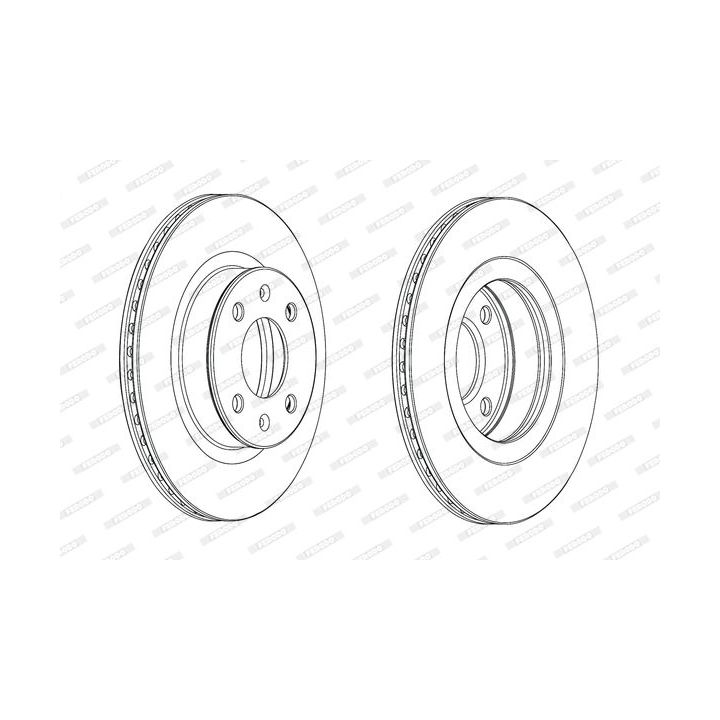 Stabdžių diskas FERODO DDF1792C