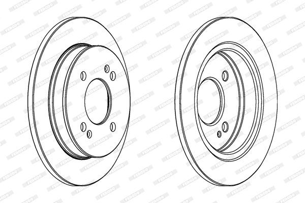 Stabdžių diskas FERODO DDF1793