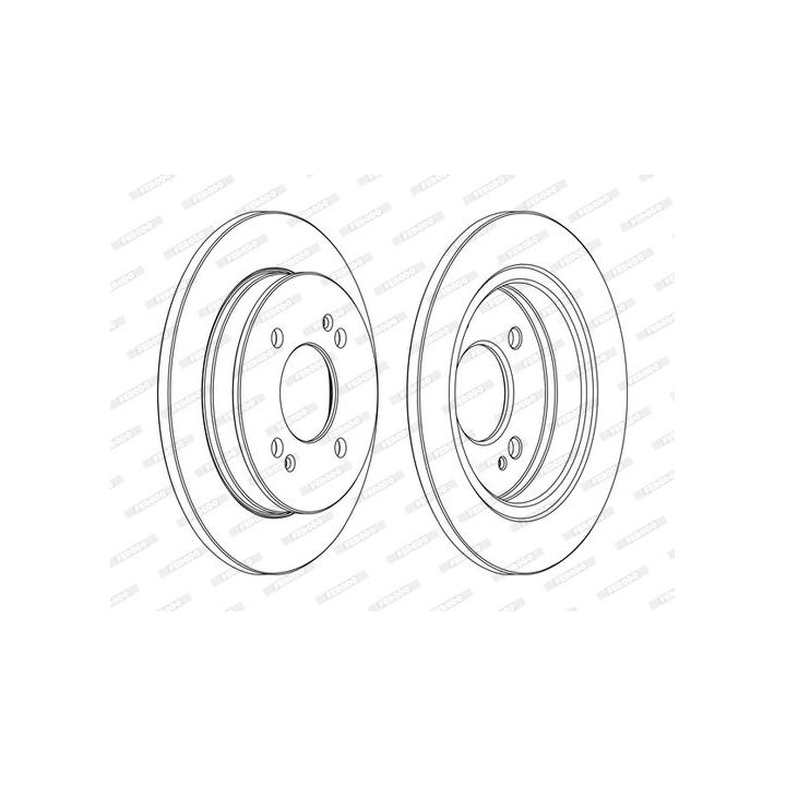 Stabdžių diskas FERODO DDF1793C