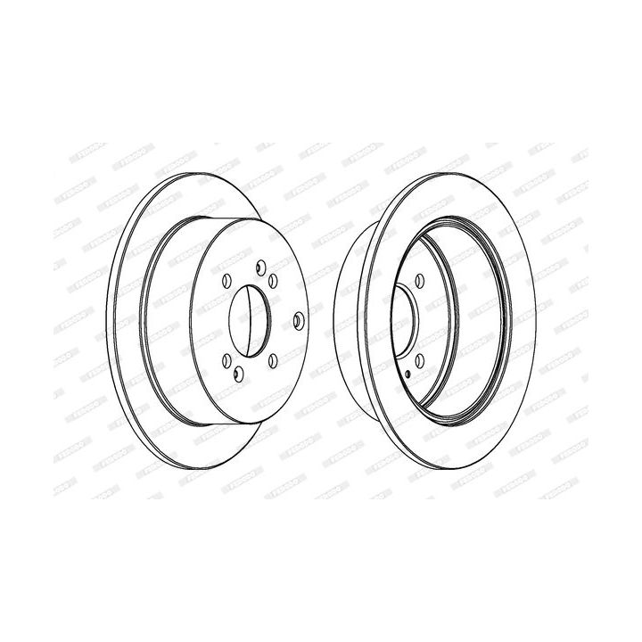 Stabdžių diskas FERODO DDF1794C-1