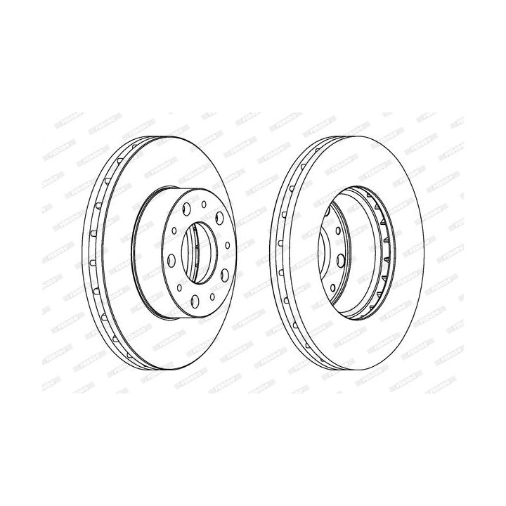 Stabdžių diskas FERODO DDF1800