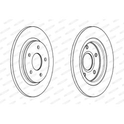 Stabdžių diskas FERODO DDF1808C
