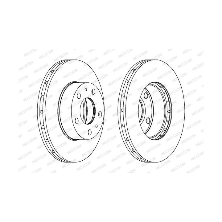 Stabdžių diskas FERODO DDF1809C