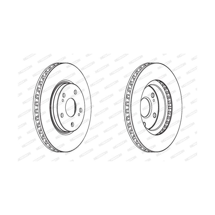 Stabdžių diskas FERODO DDF1814C