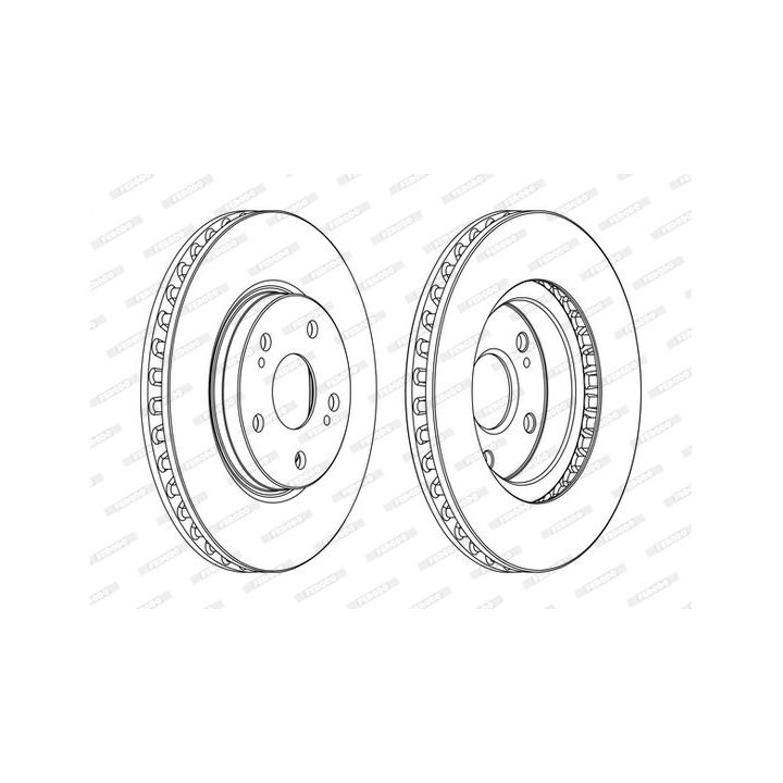 Stabdžių diskas FERODO DDF1814C