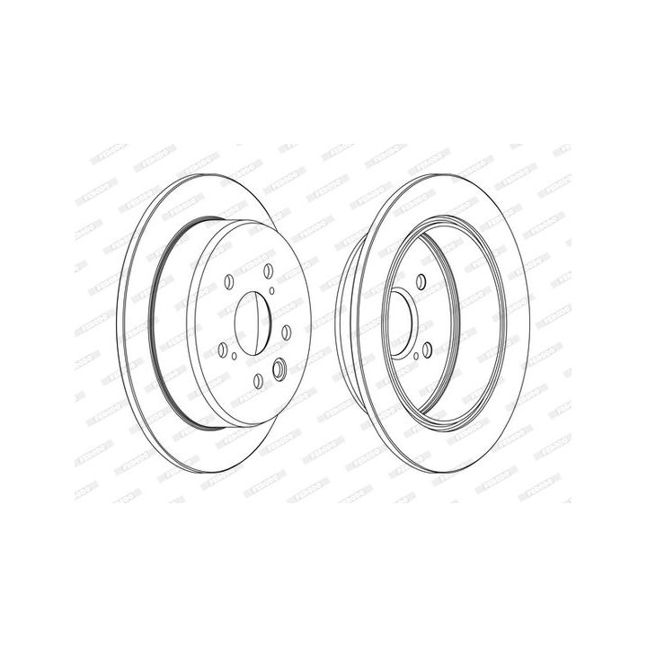 Stabdžių diskas FERODO DDF1815C