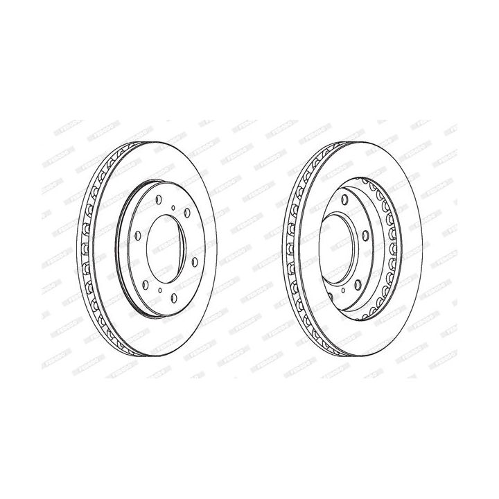 Stabdžių diskas FERODO DDF1818C