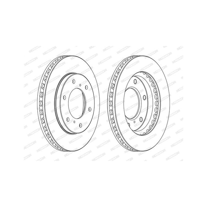 Stabdžių diskas FERODO DDF1818C
