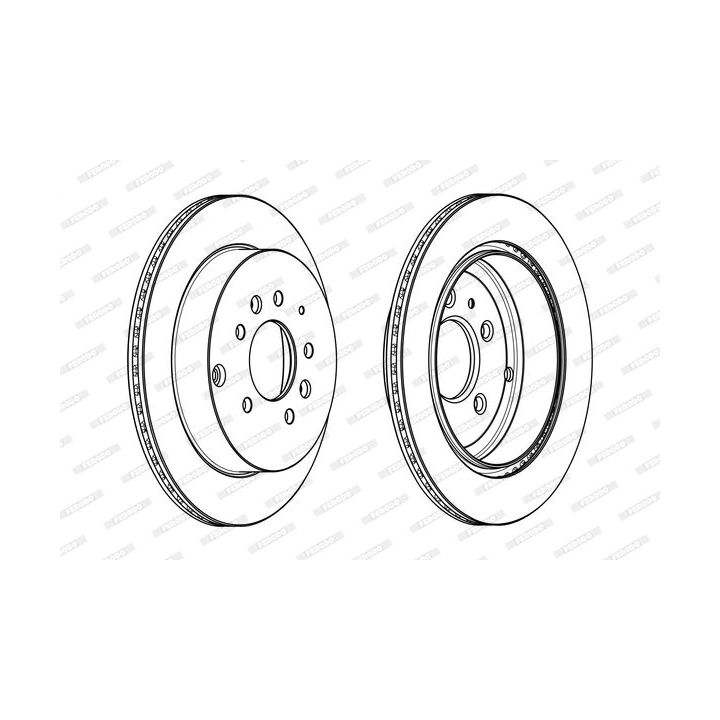 Stabdžių diskas FERODO DDF1819C