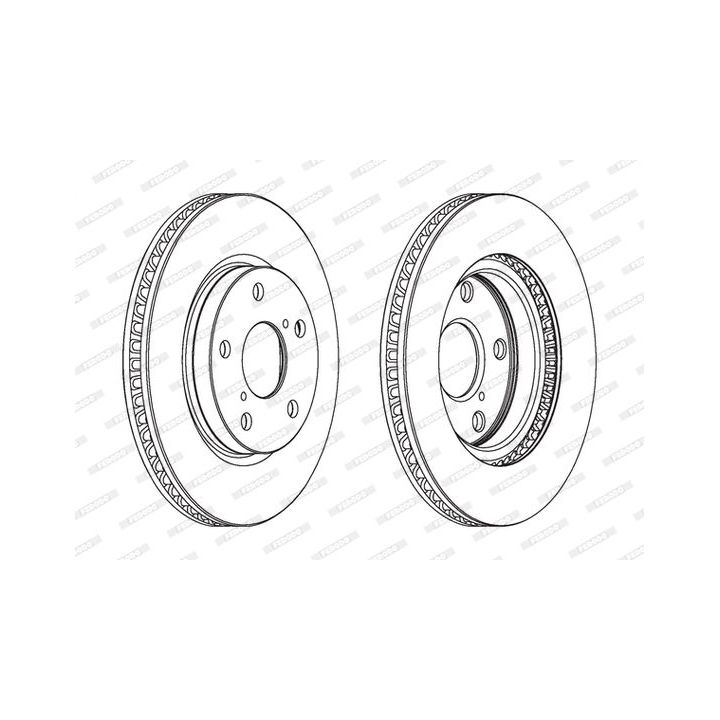 Stabdžių diskas FERODO DDF1838