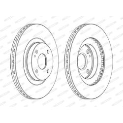 Stabdžių diskas FERODO DDF1839C