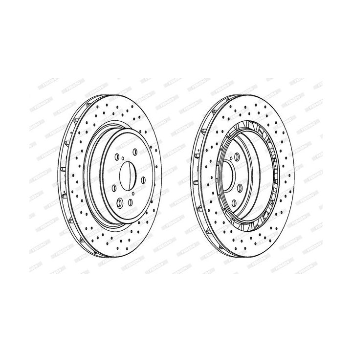Stabdžių diskas FERODO DDF1863C-1