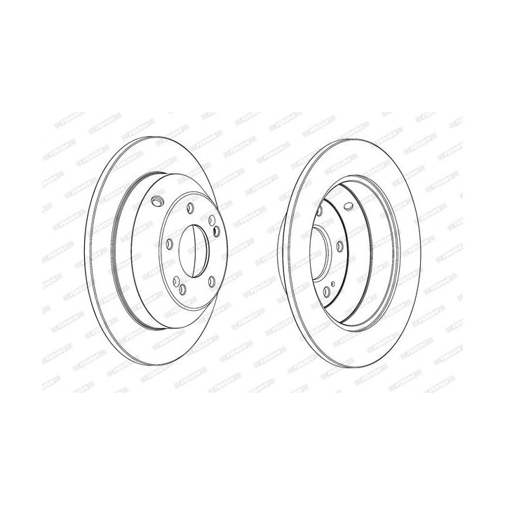 Stabdžių diskas FERODO DDF1873C