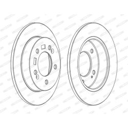 Stabdžių diskas FERODO DDF1874C