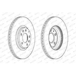 Stabdžių diskas FERODO DDF1880C