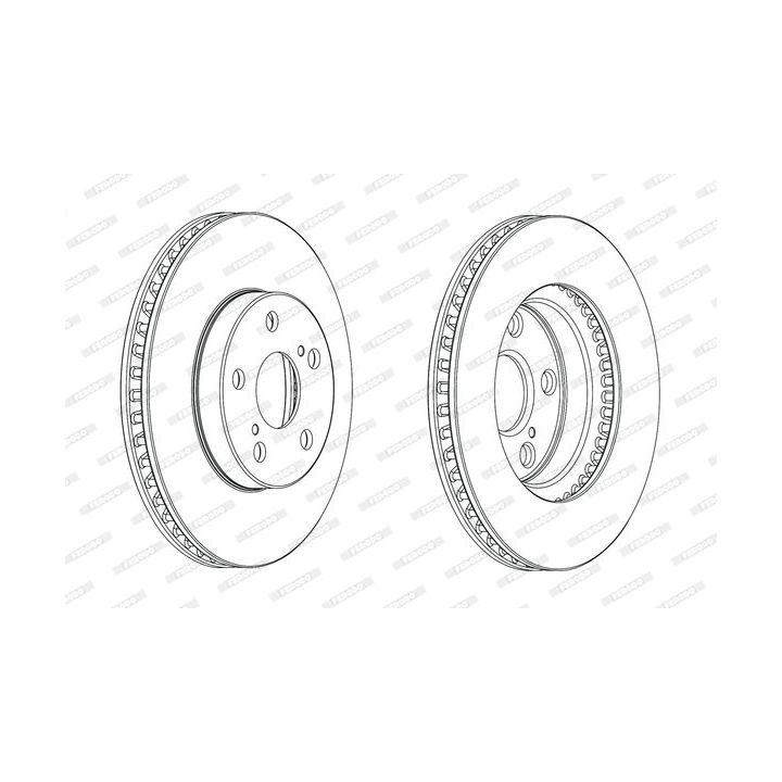 Stabdžių diskas FERODO DDF1882C