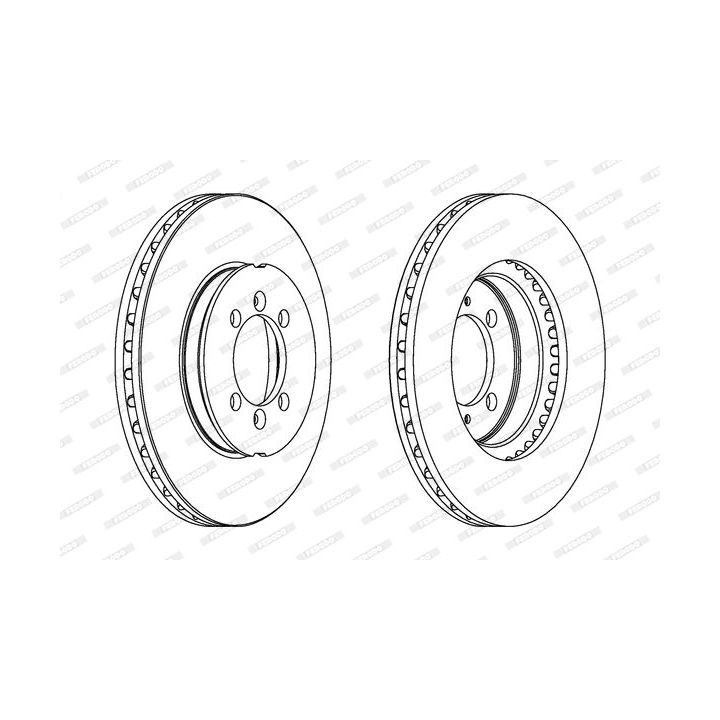 Stabdžių diskas FERODO DDF189