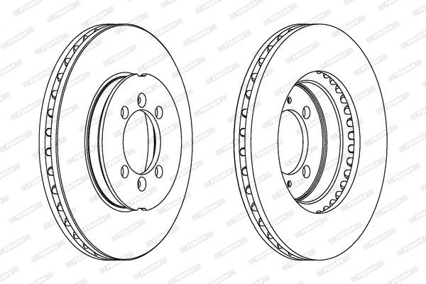 Stabdžių diskas FERODO DDF189