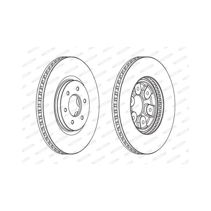 Stabdžių diskas FERODO DDF1902