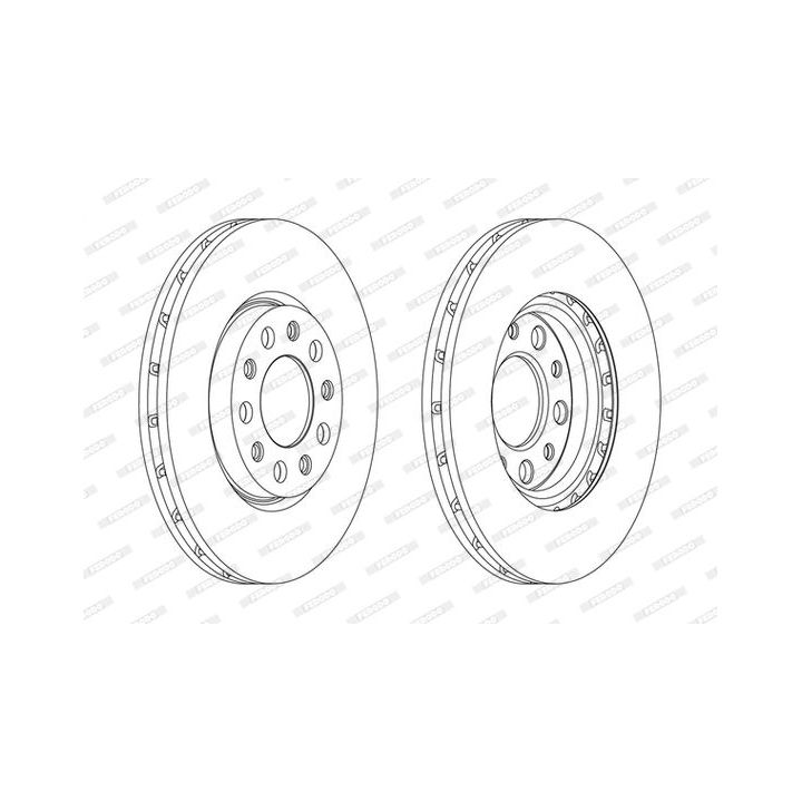 Stabdžių diskas FERODO DDF1956C