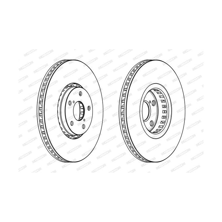 Stabdžių diskas FERODO DDF1957LC-1