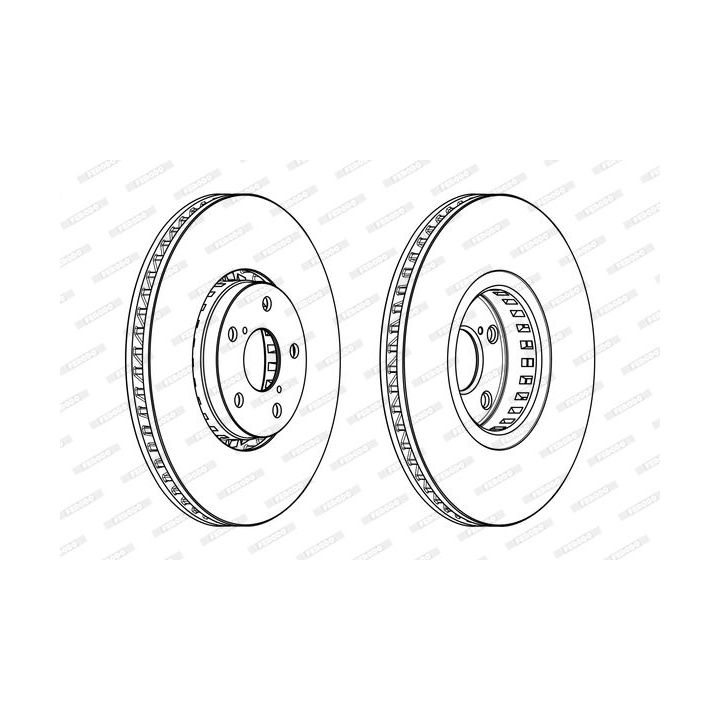Stabdžių diskas FERODO DDF1957RC-1