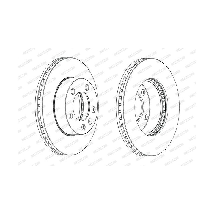 Stabdžių diskas FERODO DDF1974C-1
