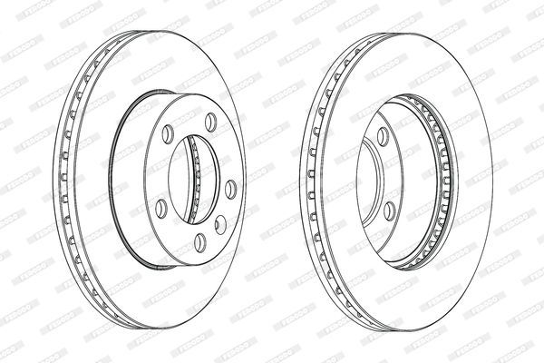 Stabdžių diskas FERODO DDF1974C-1