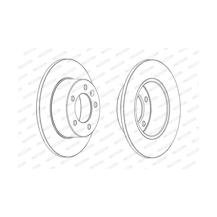 Stabdžių diskas FERODO DDF1975C