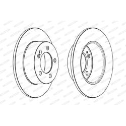 Stabdžių diskas FERODO DDF1976C