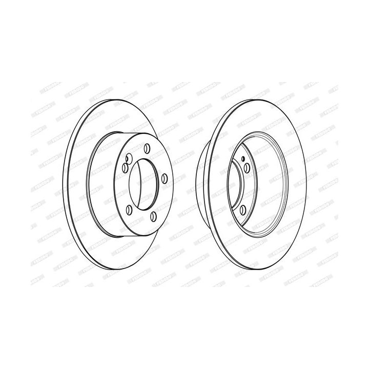 Stabdžių diskas FERODO DDF1976C
