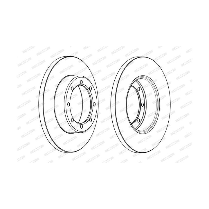 Stabdžių diskas FERODO DDF1977C
