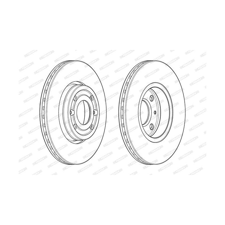 Stabdžių diskas FERODO DDF1978