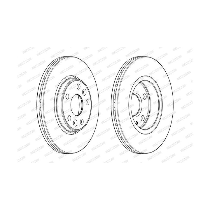 Stabdžių diskas FERODO DDF1979C