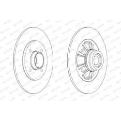 Stabdžių diskas FERODO DDF1984-1
