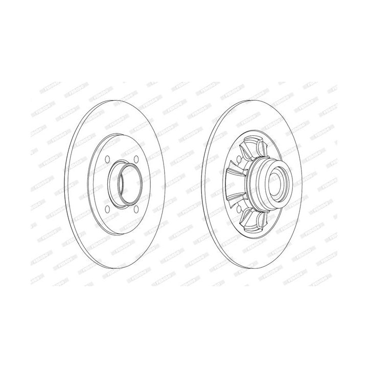 Stabdžių diskas FERODO DDF1984-1