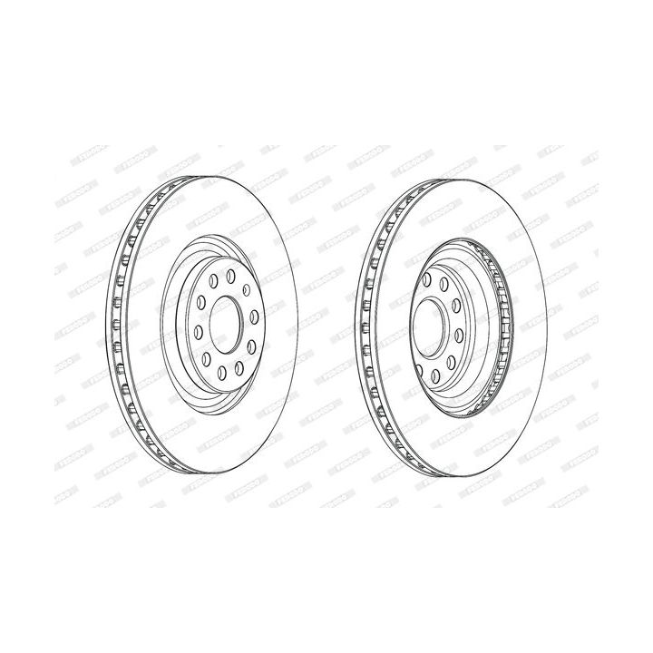 Stabdžių diskas FERODO DDF2000C
