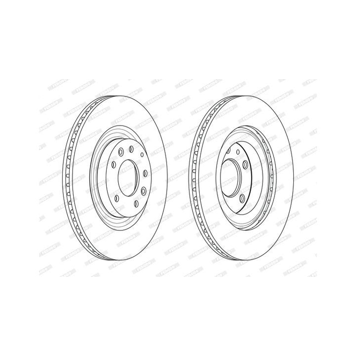 Stabdžių diskas FERODO DDF2002C