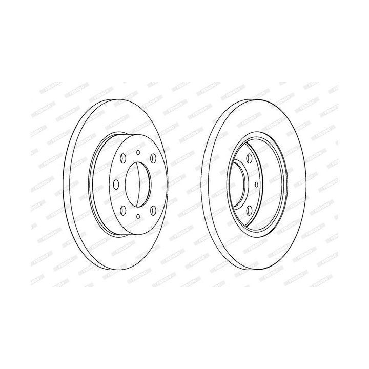 Stabdžių diskas FERODO DDF203