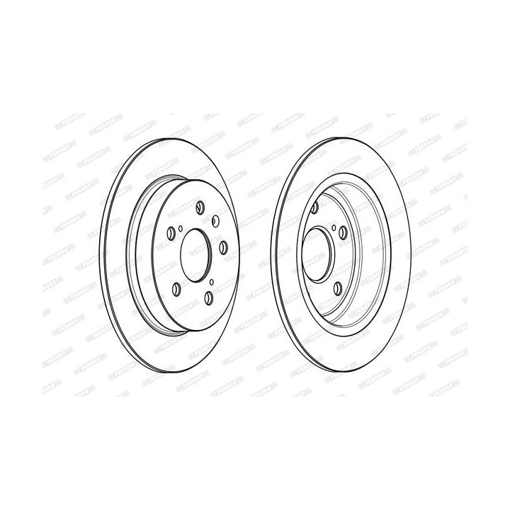 Stabdžių diskas FERODO DDF2067C
