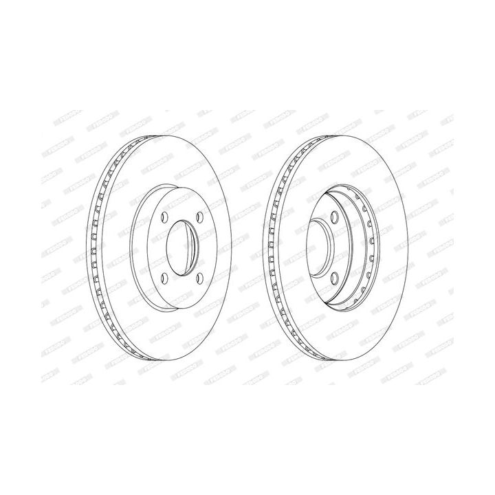Stabdžių diskas FERODO DDF2067C
