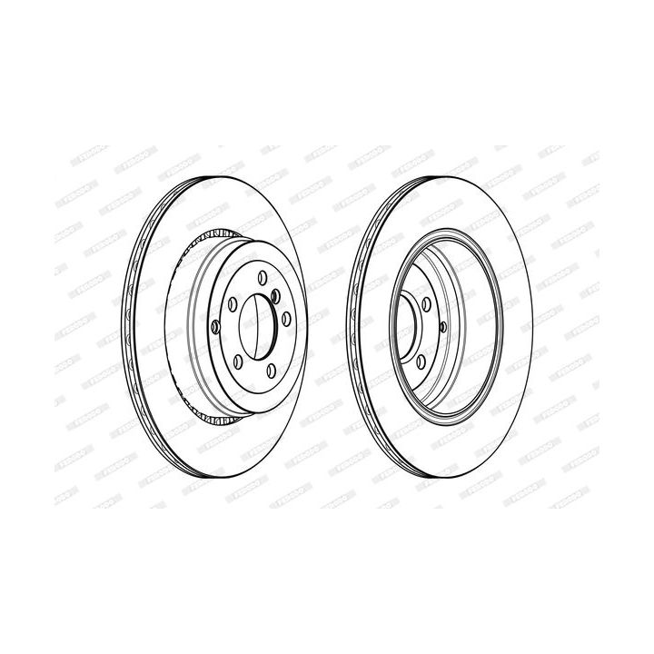 Stabdžių diskas FERODO DDF2085C-1