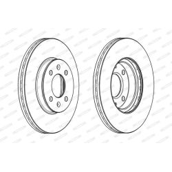 Stabdžių diskas FERODO DDF2089C