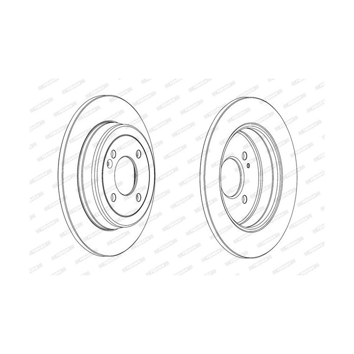 Stabdžių diskas FERODO DDF2090C