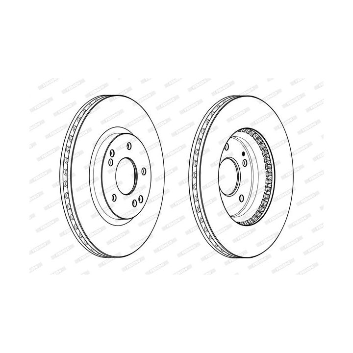 Stabdžių diskas FERODO DDF2091C