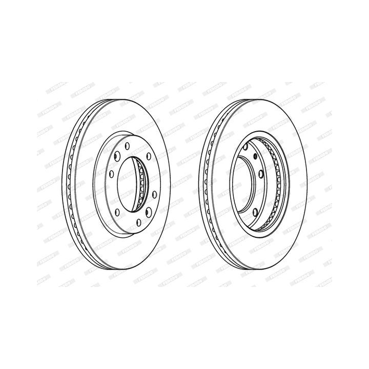 Stabdžių diskas FERODO DDF2111C