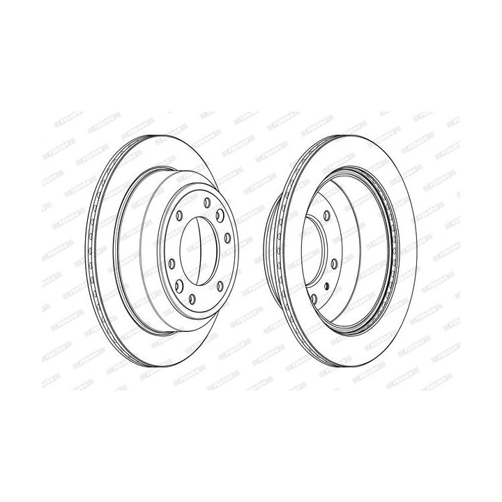 Stabdžių diskas FERODO DDF2112C