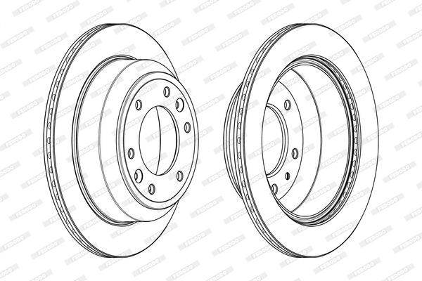 Stabdžių diskas FERODO DDF2112C