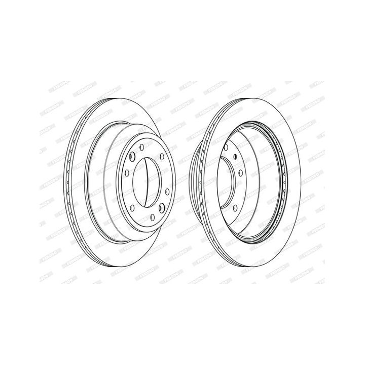 Stabdžių diskas FERODO DDF2112C